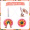 18 Pcs Rainbow Party Decorations Paper Fans Boho Classroom Bulletin Board Decor Ceiling Wall Hanging Paper Fans